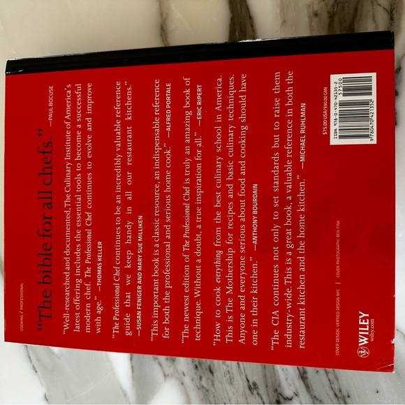 The Professional Chef Culinary Institute America Ninth Edition Wiley Cookbook - Picture 10 of 10